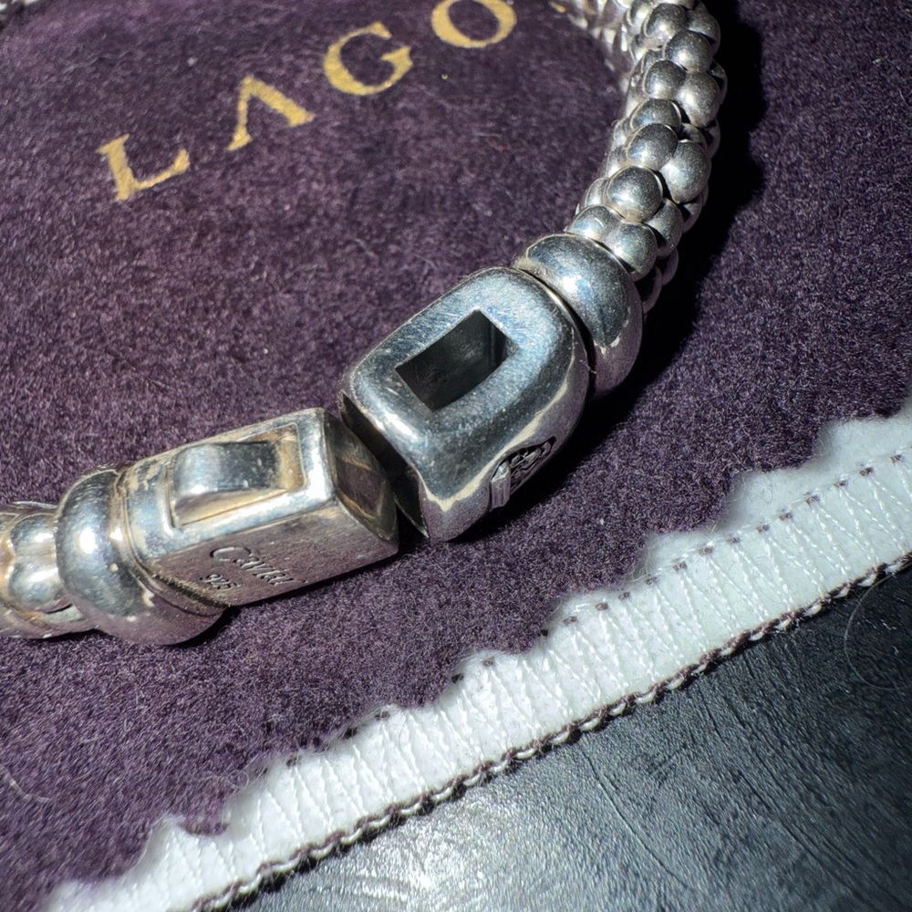 Lagos Sterling Silver Beaded Bracelet
